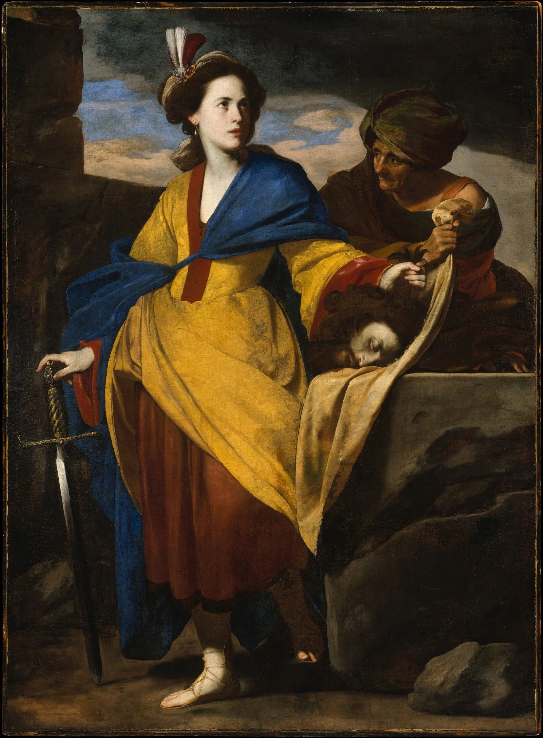 Judith with the Head of Holofernes - Massimo Stanzione