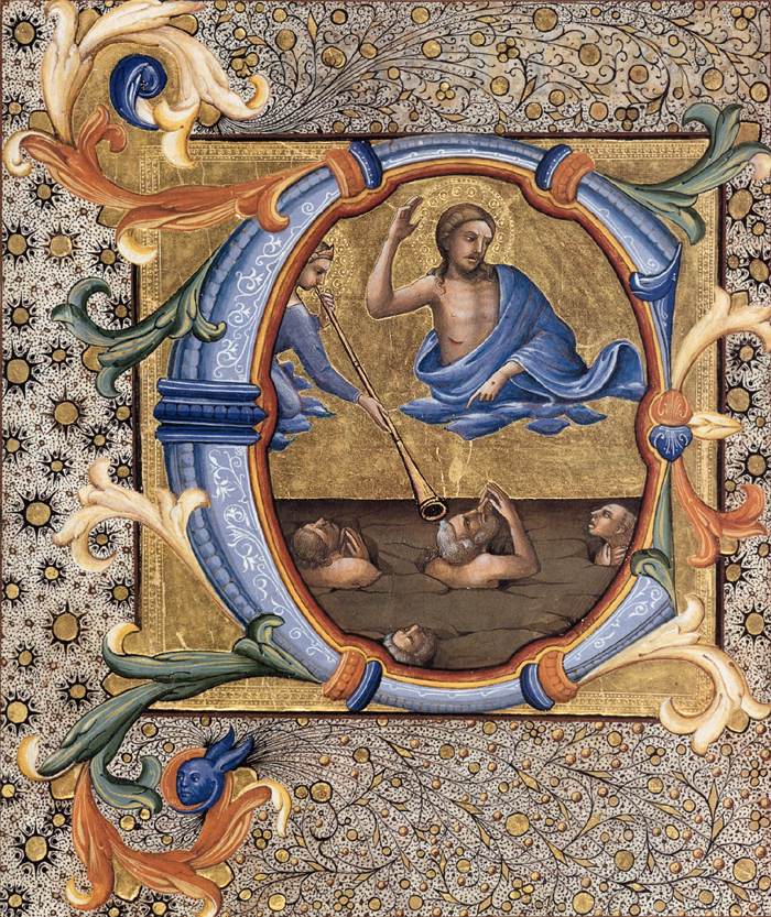 Jüngstes Gericht - Initiale C - Lorenzo Monaco