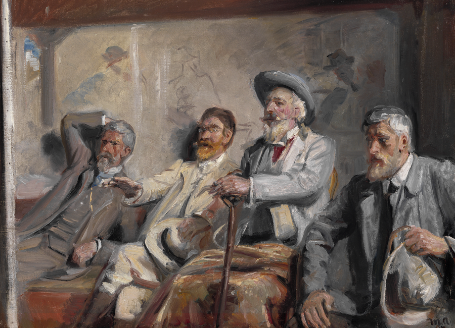 Kunstrichter. Studie. -Michael Peter Ancher