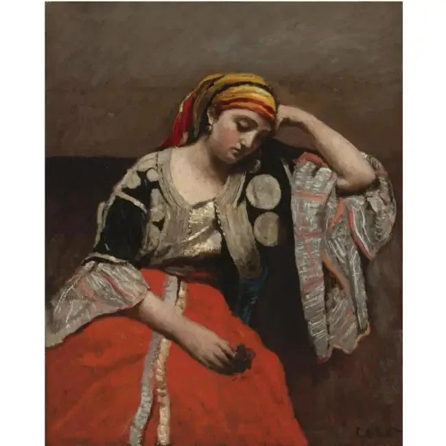 Jüdin von Algier - Jean-Baptiste Camille Corot