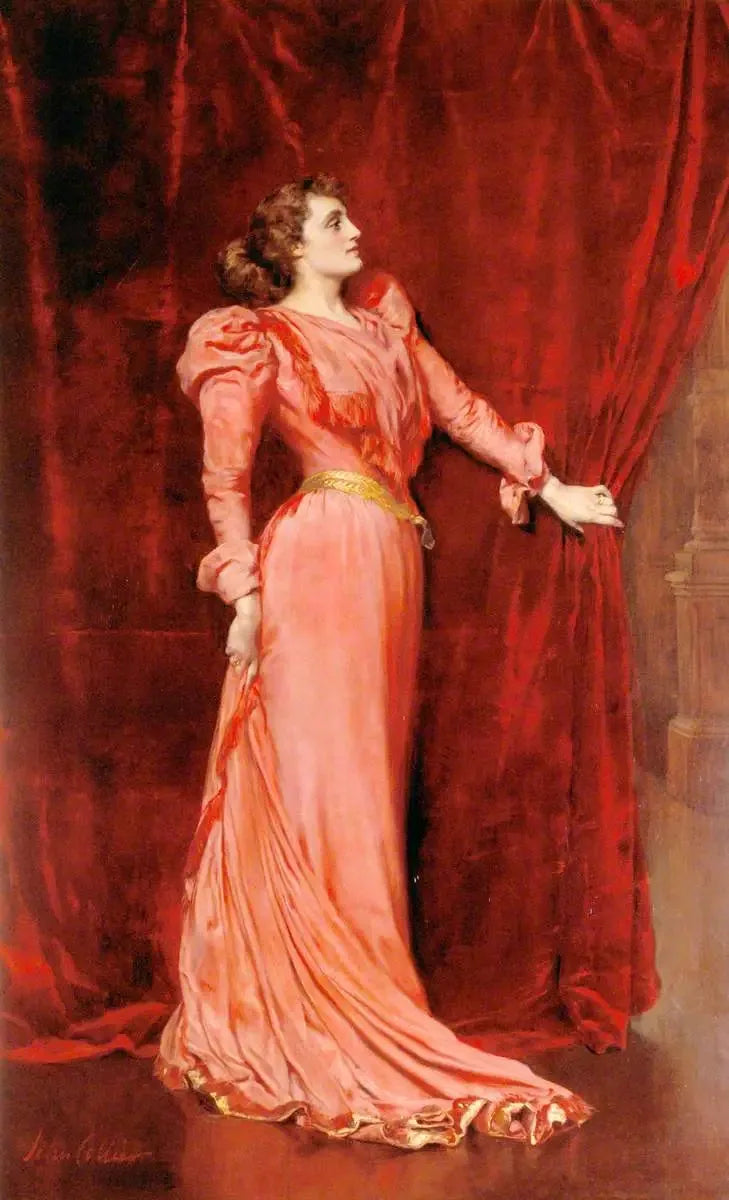 Julia Neilson-Terry (1868-1957), FRAM, als Drusilla Ives in „The Dancing Girl“ – John Collier