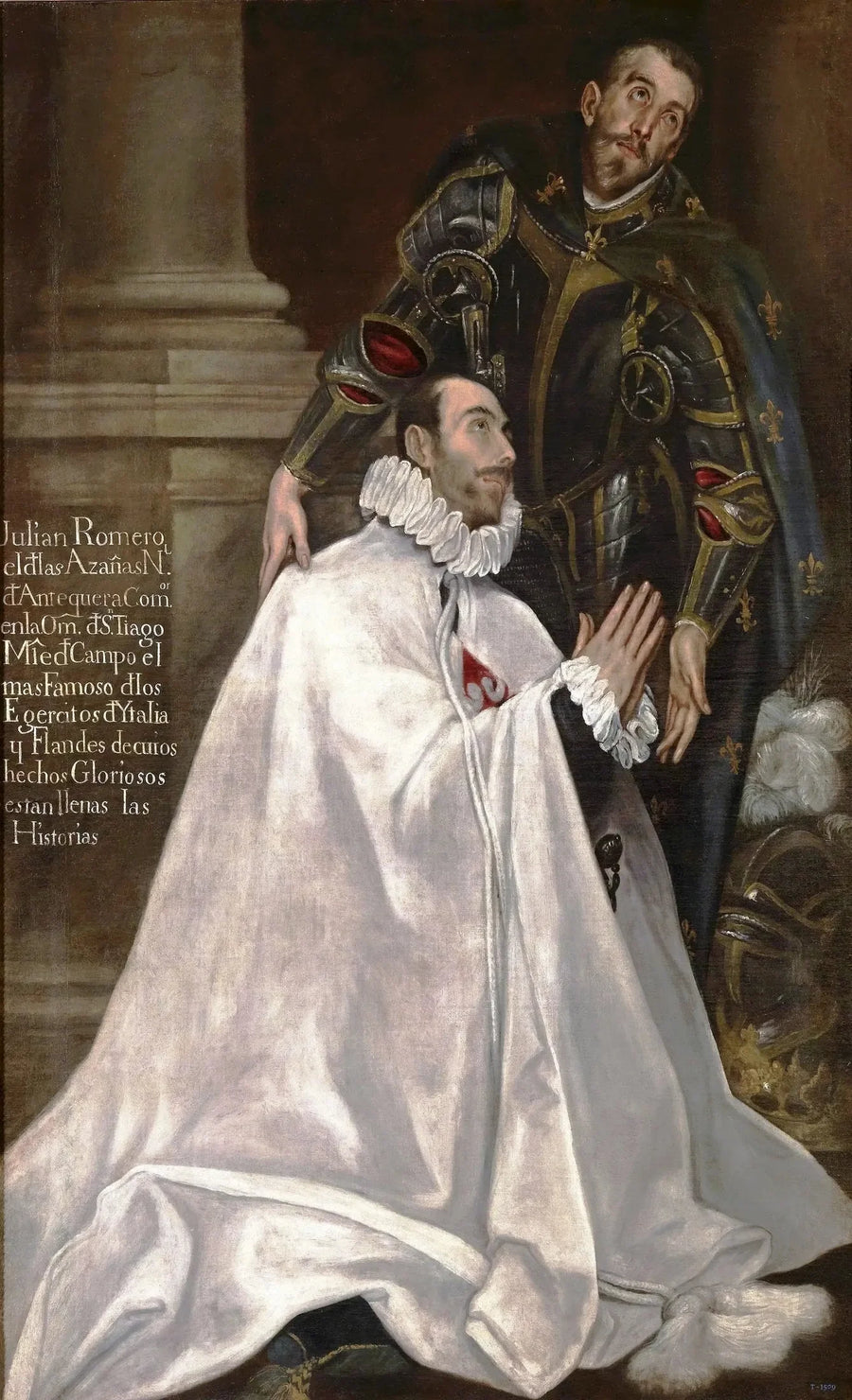 Julián Romero und sein Sohn Heiliger Schutzpatron - El Greco