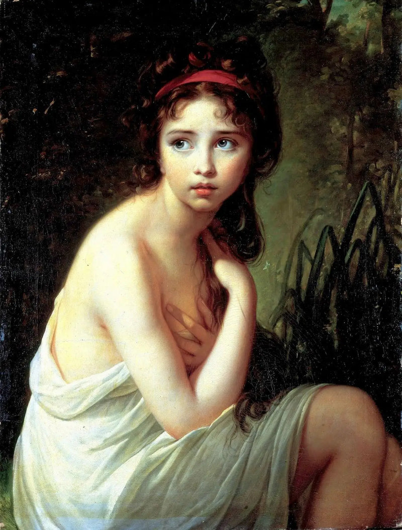 Julie Lebrun als Badende - Élisabeth Vigée Le Brun