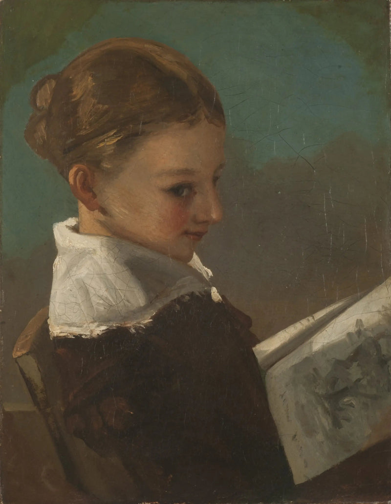 Juliette Courbet im Alter von zehn Jahren - Gustave Courbet