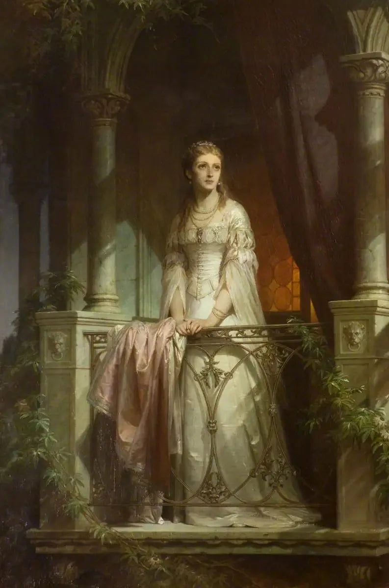 Juliette auf dem Balkon - Thomas Francis Dicksee