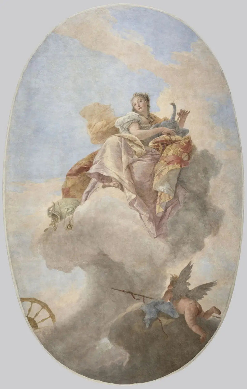 Junon inmitten der Wolken - Giovanni Battista Tiepolo