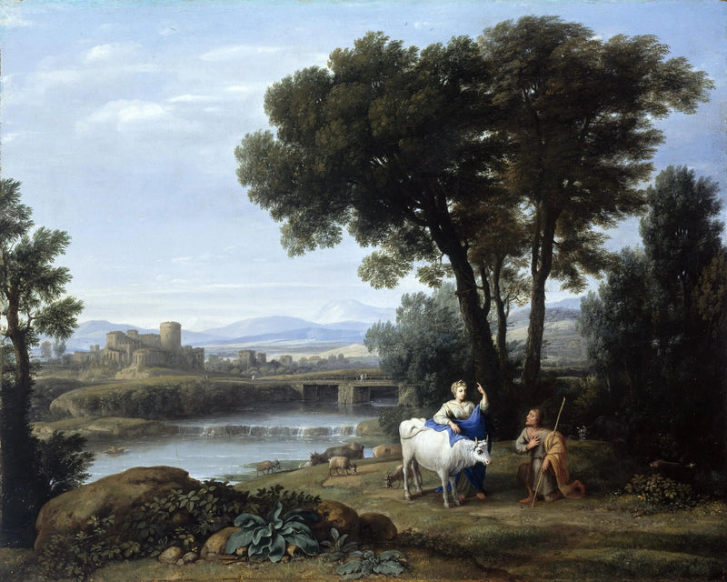 Junon vertraut Io den Schutz von Argus - Claude Lorrain