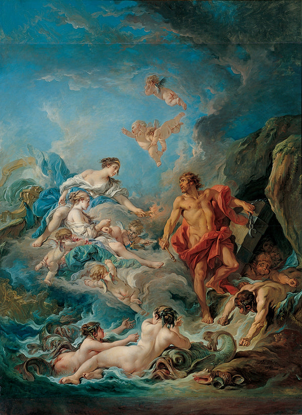 Junon demandant à Éole de libérer les vents - François Boucher - Alpha Reproduction