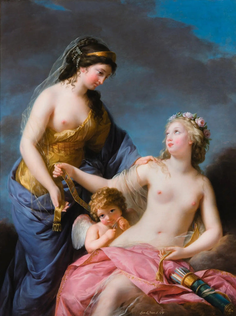 Junon bitt Venus, ihr magisches Gürtel zu leihen - Élisabeth Vigée Le Brun