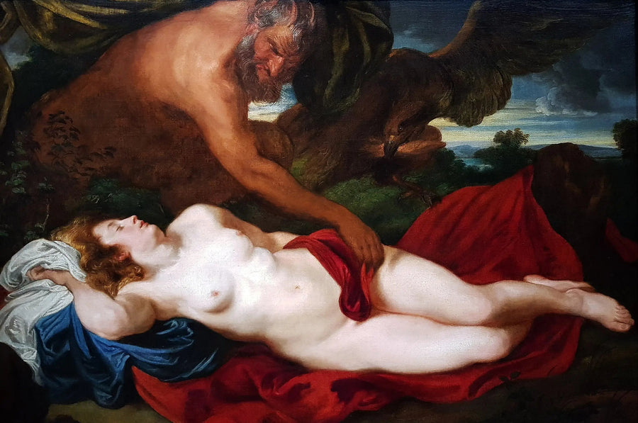 Jupiter in Satyr von Antiope - Antoine van Dyck