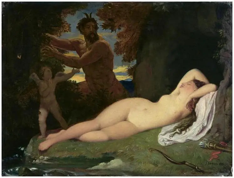 Jupiter und Antiope - Jean-Auguste-Dominique Ingres