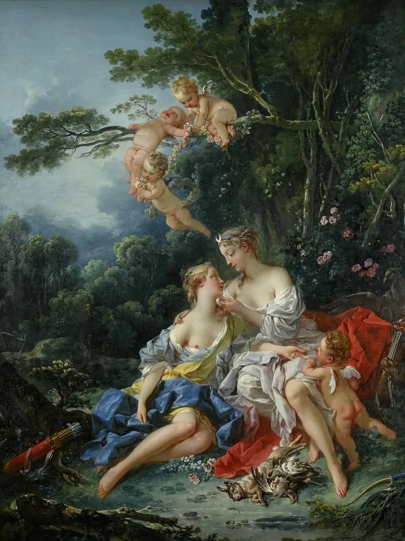 Jupiter und Callisto - François Boucher