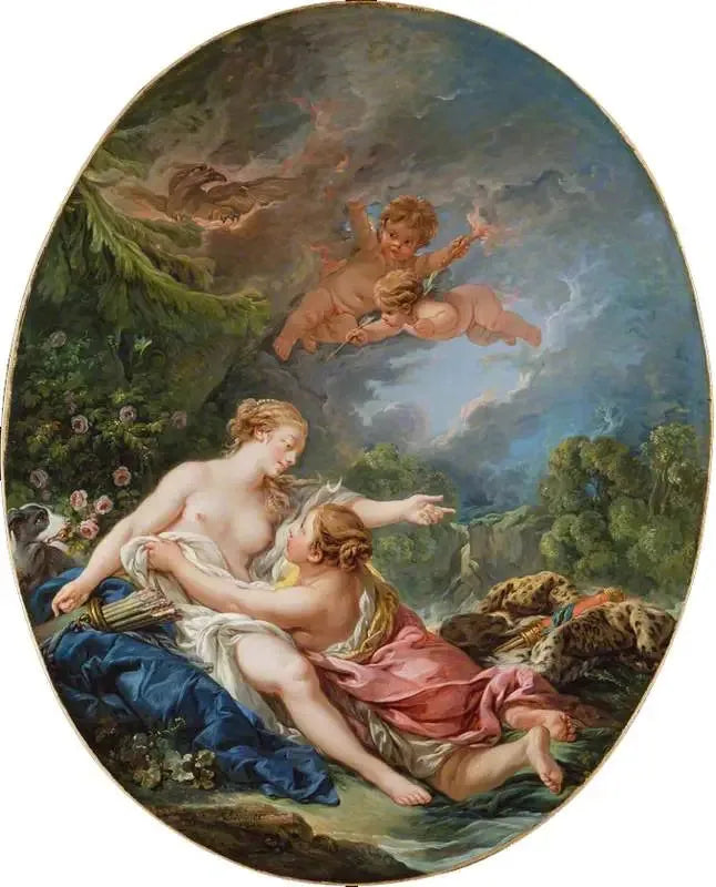 Jupiter und Callisto - François Boucher