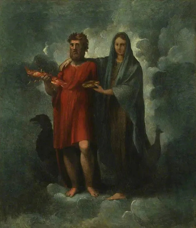 Jupiter et Junon - Raphaël Sanzio image 1 copie de tableau peinte à la main