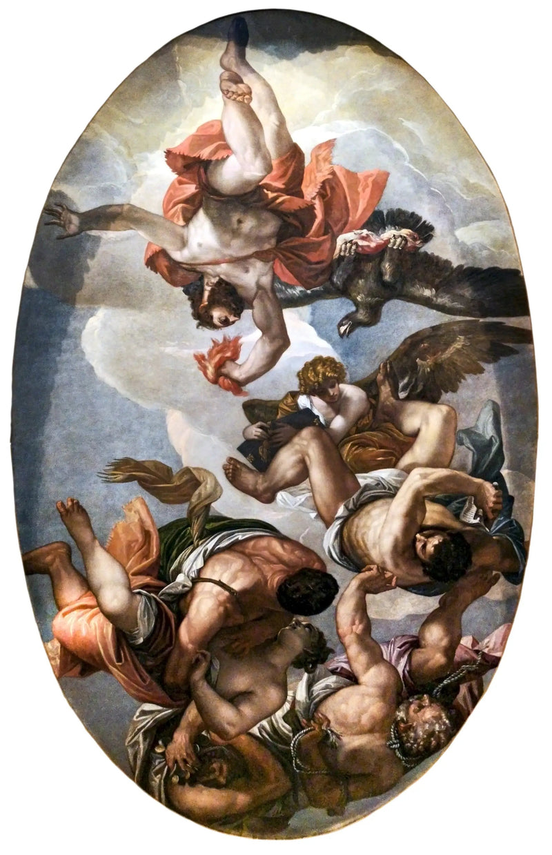 Jupiter bestraft die Laster - Paul Véronèse