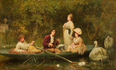 Juste calme et doux repos - Luke Fildes - Alpha Reproduction