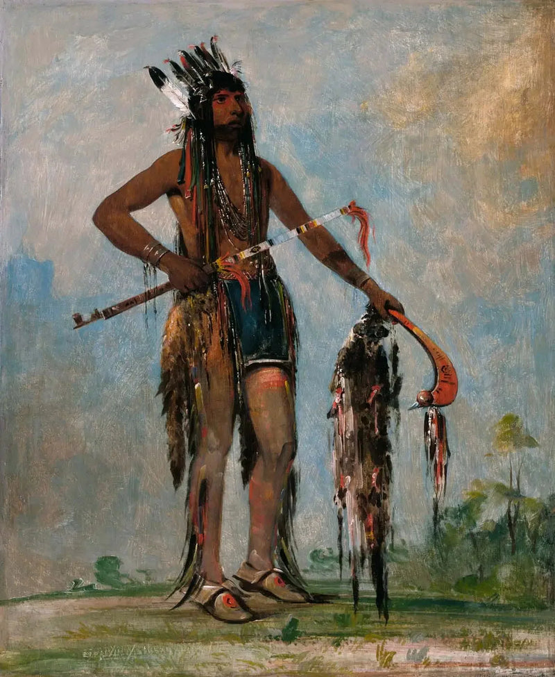 Ka-bés-hunk, Der, der überall reist, ein Krieger - George Catlin