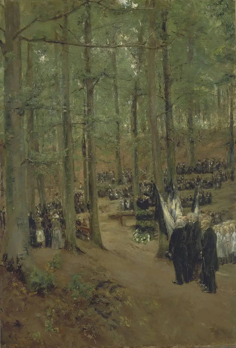 Kaiser Friedrich Gedächtnisfeier in Kösen - Max Liebermann