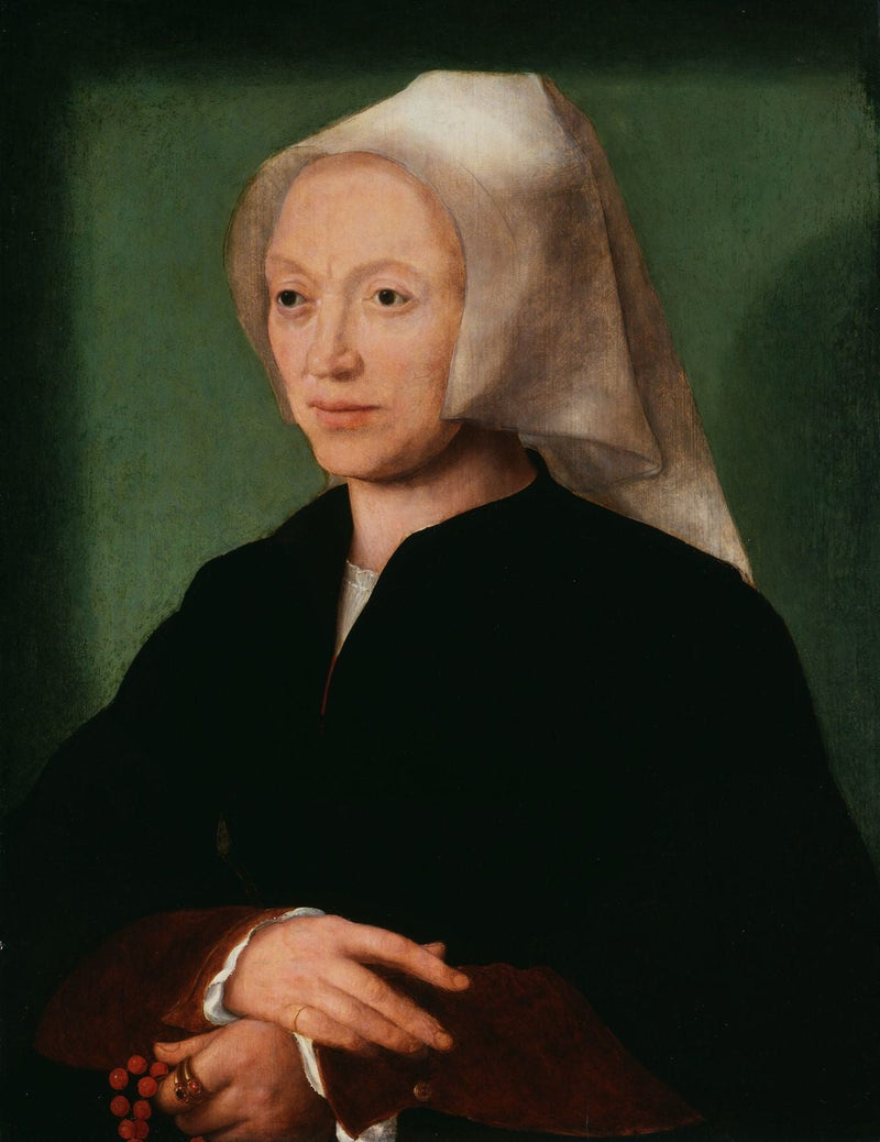 Katlijne van Mispelteeren, die Frau des Künstlers - Joos van Cleve