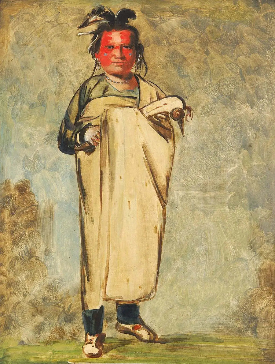 Káw-kaw-ne-chóo-a, ein Mutiger - George Catlin