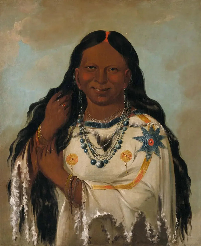Kay-a-gís-gis, eine junge Frau - George Catlin