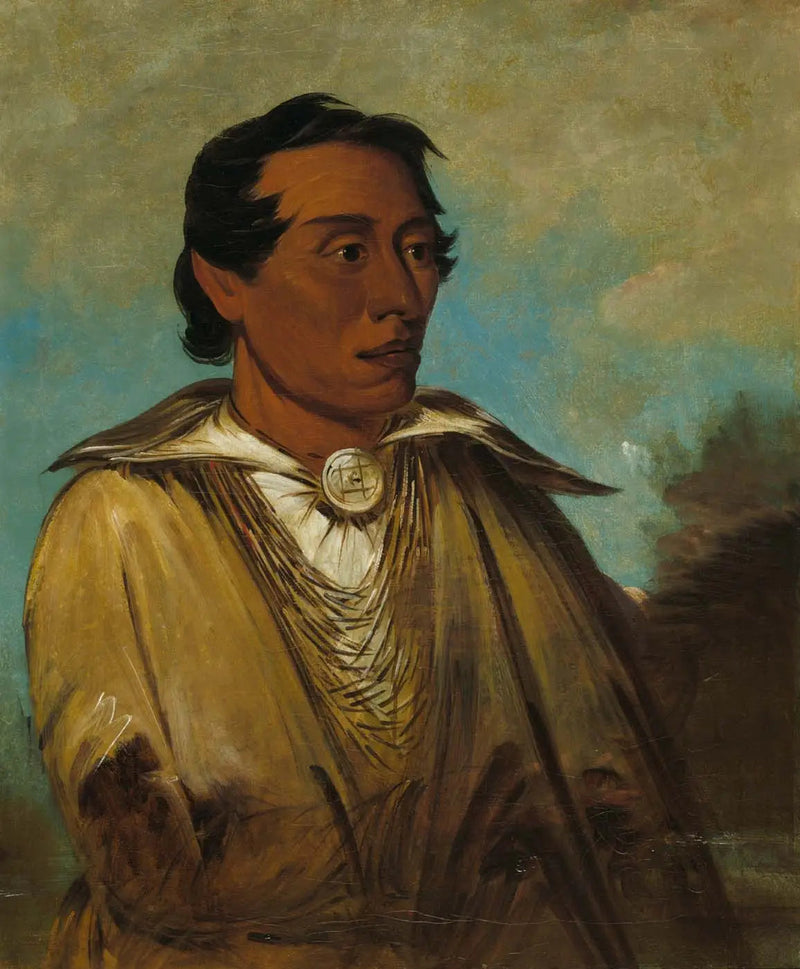 Kee-án-ne-kuk, der wichtigste Mann, Stammesführer - George Catlin