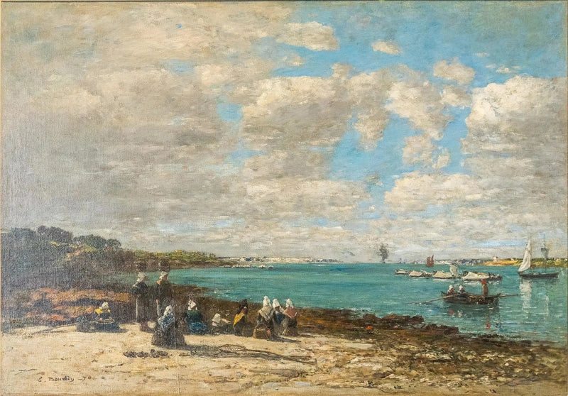 Kerhuon - die Fischerinnen - Eugène Boudin