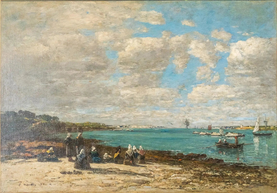 Kerhuon - die Fischerinnen - Eugène Boudin
