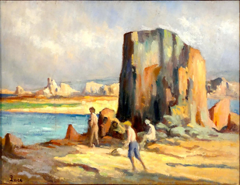 Kermouster, der Strand - Maximilien Luce