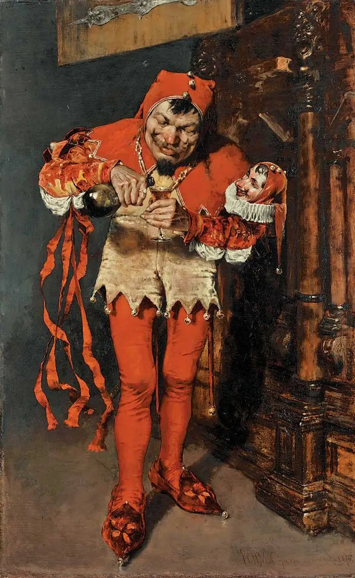 « Keying Up » - Der Hofnarr - William Merritt Chase