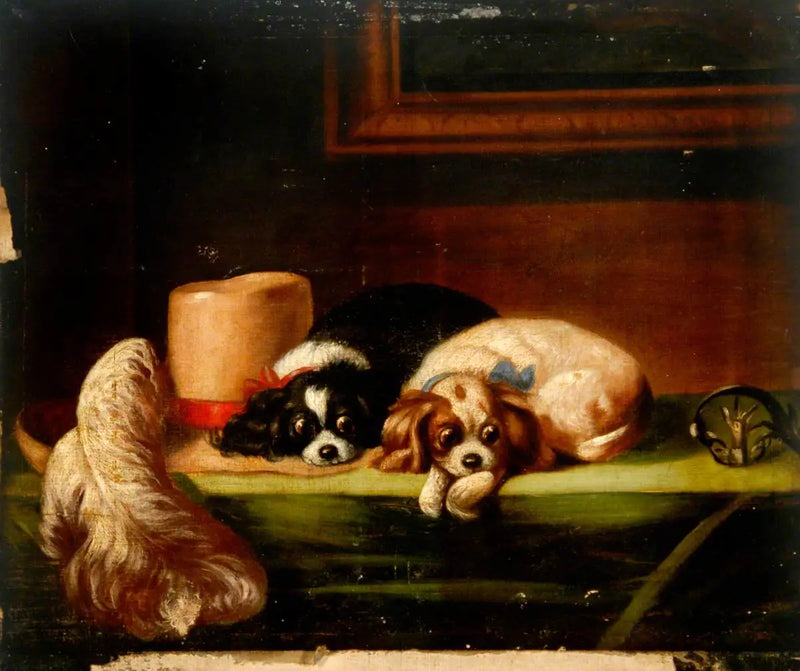 King Charles Spaniels (« Die Haustiere des Cavalier ») - Edwin Henry Landseer