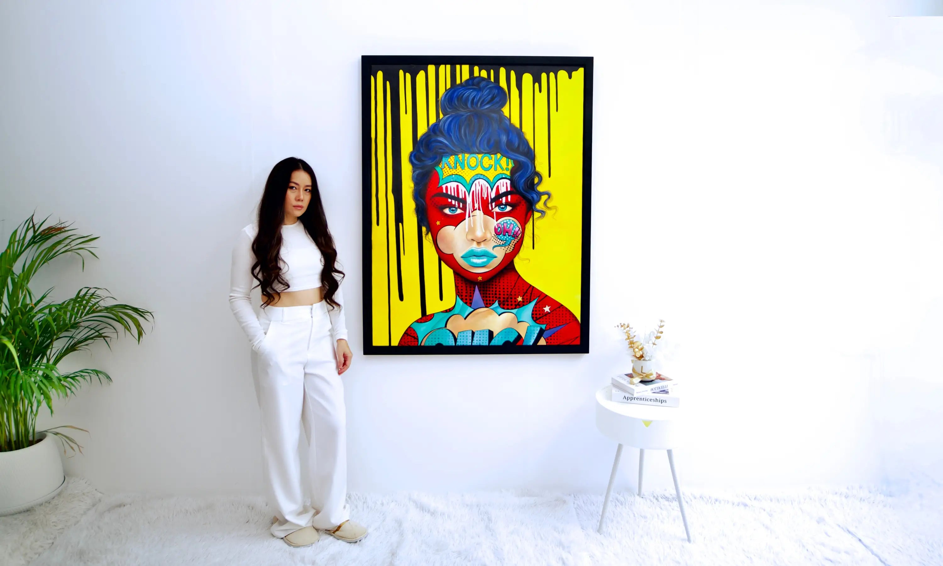 Knock! Pop Art - Banlay | 90 X 120 cm Reproductions de tableaux à la peinture à l’huile