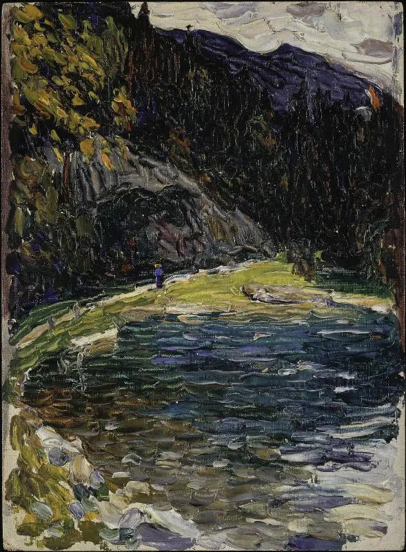 Kochel, alte Kesselbergstraße - Vassily Kandinsky