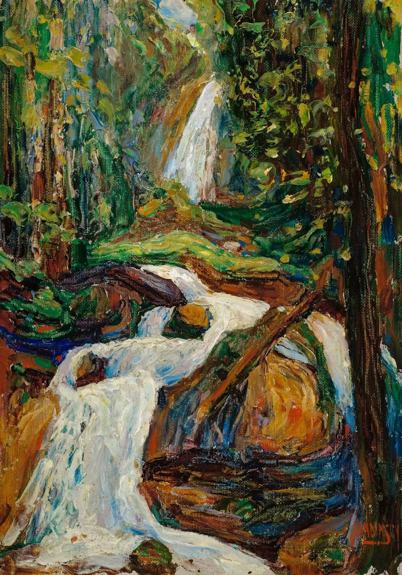 Kochel – Wasserfall I - Vassily Kandinsky