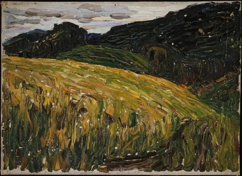 Kochel, Bergwiese - Vassily Kandinsky