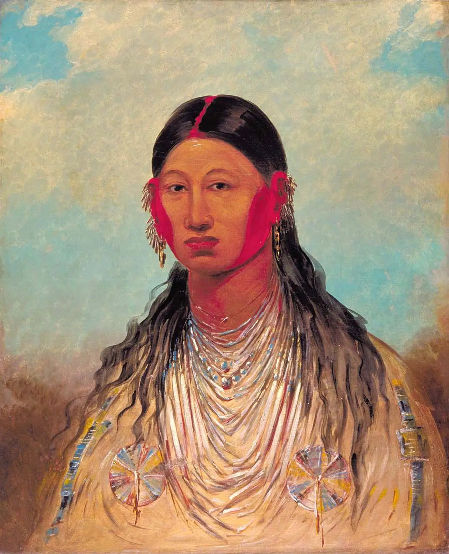 Koon-za-ya-me, weiblicher Kriegseeagle - George Catlin
