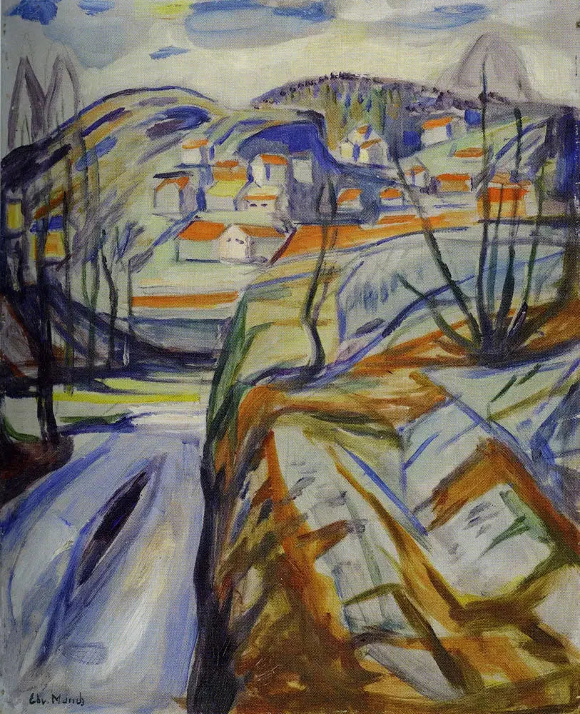 Kragerø im Frühling - Edvard Munch