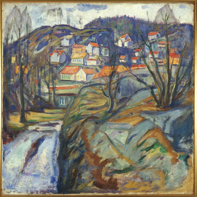 Kragerø im Frühling - Edvard Munch