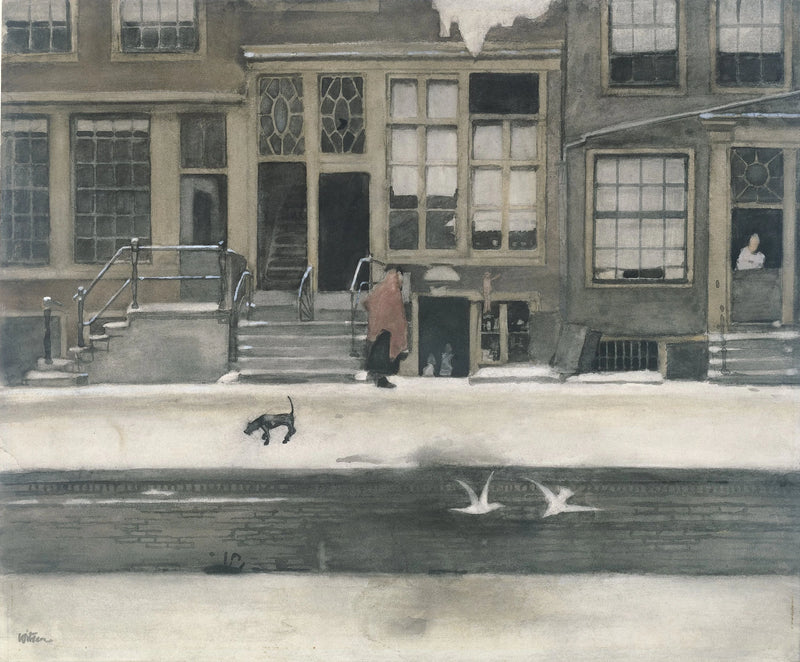 Le Kromboomsloot à Amsterdam - Willem Witsen