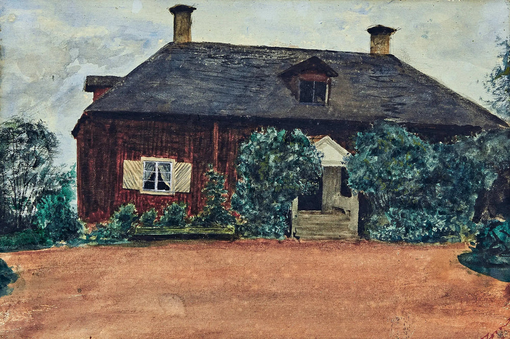 Kungsbyggnaden i Rättviks Prostgård - Anders Zorn image 1 copie de tableau peinte à la main