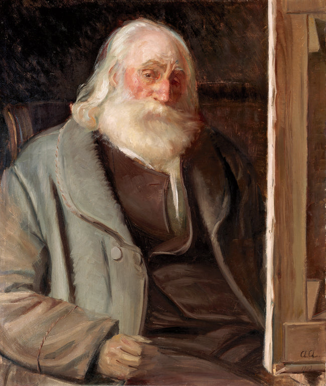 Kyhn in ihrem Atelier - Anna Ancher