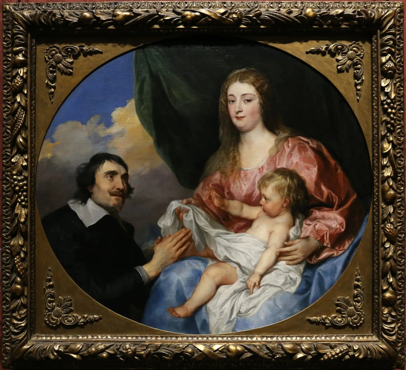 Der Abt Scaglia verehrend die Jungfrau und das Kind - Antoine van Dyck