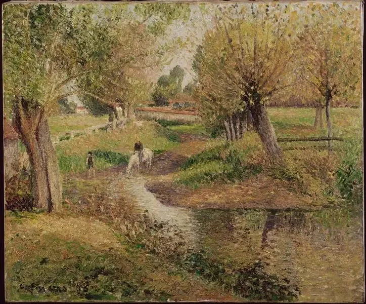 Der Tränke - Camille Pissarro