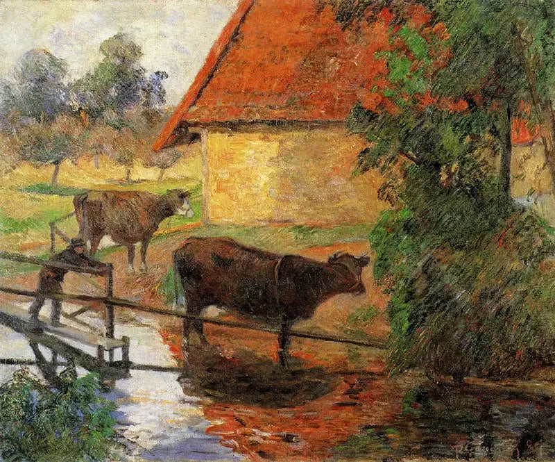 Das Tränken I - Paul Gauguin