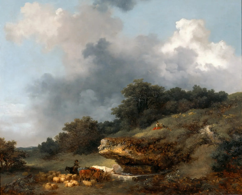 Der Wassertränke - Jean-Honoré Fragonard