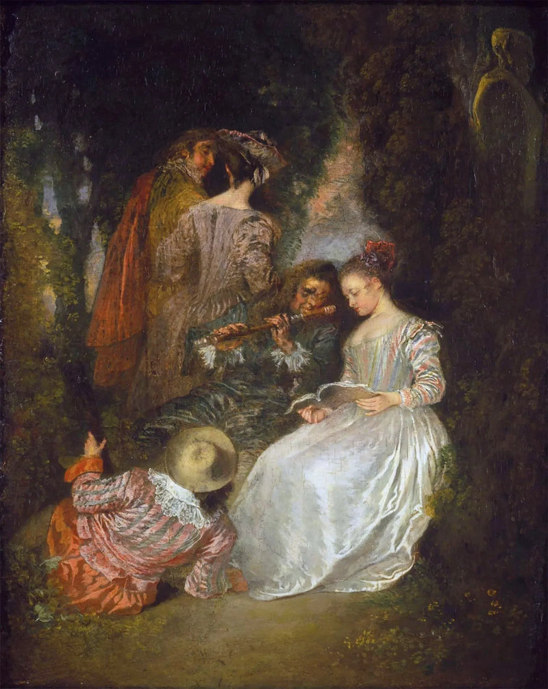 Das perfekte Einvernehmen - Antoine Watteau