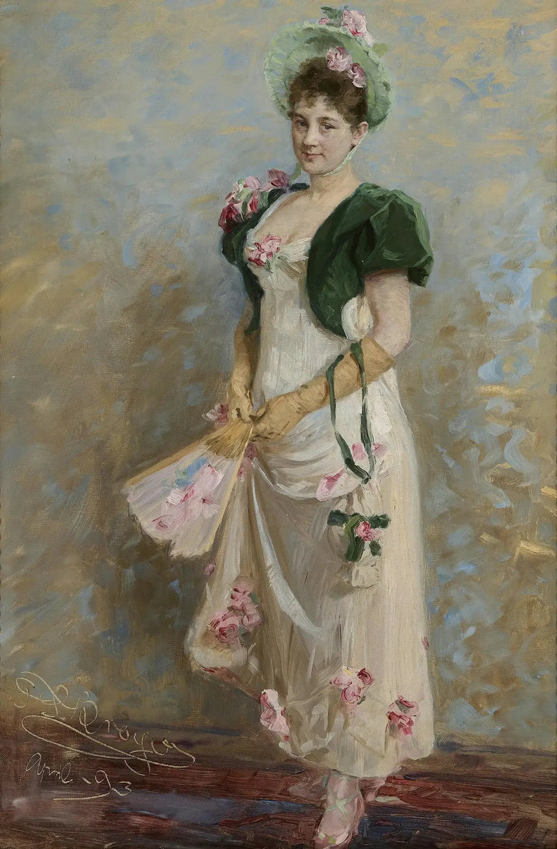 Die Schauspielerin des Königlichen Dänischen Theaters Emma Thomsen in Kostüm - Peder Severin Krøyer