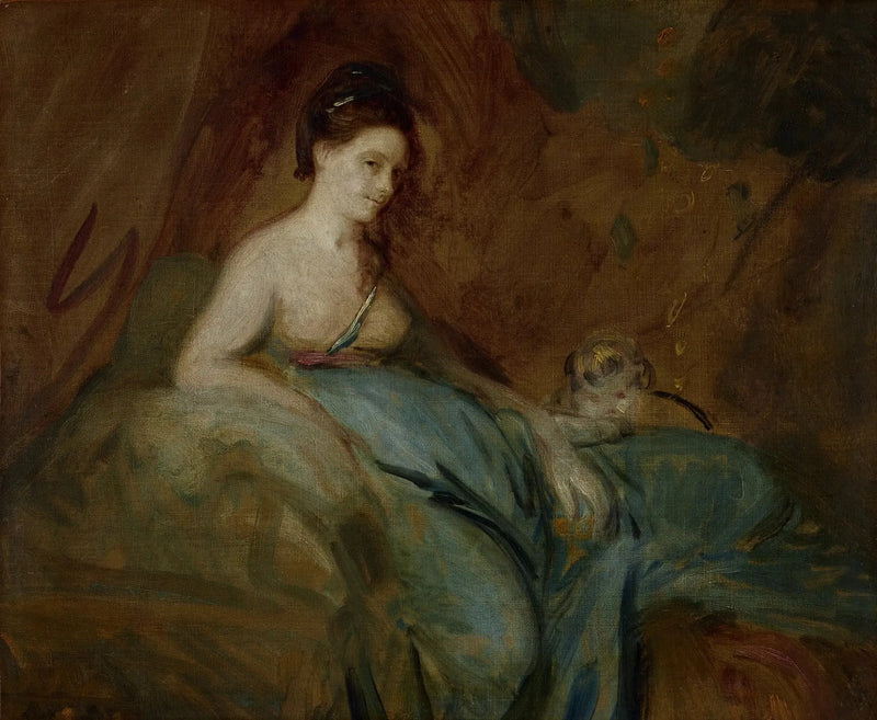 Die Schauspielerin Kitty Fisher in der Rolle der Danae - Joshua Reynolds