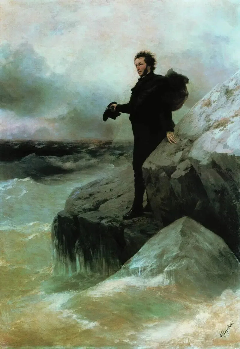 Der Abschied vom Meer von Puschkin - Iwan Aivazowski