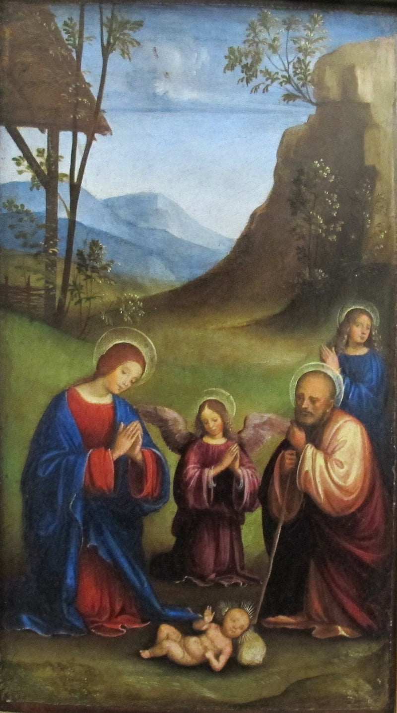 Die Anbetung des Kindes - Francesco Francia